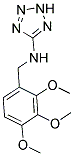 N-(2,3,4-TRIMETHOXYBENZYL)-2H-TETRAZOL-5-AMINE 结构式