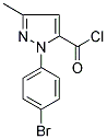 2-(4-Bromo-phenyl)-5-methyl-2H-pyrazole-3-carbonyl chloride 结构式