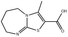 3-METHYL-5,6,7,8-TETRAHYDRO-THIAZOLO[3,2-A][1,3]-DIAZEPINE-2-CARBOXYLIC ACID 结构式