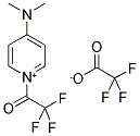 1-TRIFLUOROACETYL-4-DIMETHYLAMINOPYRIDINIUM TRIFLUOROACETATE 结构式