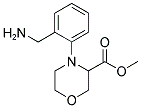 4-(2-AMINOMETHYL-PHENYL)-MORPHOLINE-3-CARBOXYLIC ACID METHYL ESTER 结构式