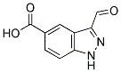 3-FORMYL-(1H)INDAZOLE-5-CARBOXYLIC ACID 结构式