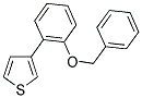 3-[2-(BENZYLOXY)PHENYL]THIOPHENE 结构式