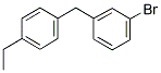 3-[(4-ETHYLPHENYL)METHYL]- BROMOBENZENE 结构式