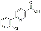 6-(2-CHLOROPHENYL)NICOTINIC ACID 结构式