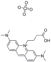 10-(3-CARBOXYPROPYL)-3,6-BIS-(DIMETHYLAMINO)ACRIDINIUM PERCHLORATE 结构式