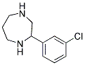 2-(3-CHLORO-PHENYL)-[1,4]DIAZEPANE 结构式