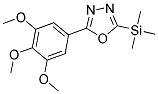 2-(3,4,5-TRIMETHOXY-PHENYL)-5-TRIMETHYLSILANYL-[1,3,4]OXADIAZOLE 结构式