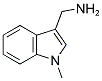 1-METHYL-1H-INDOLE-3-METHYLAMINE 结构式