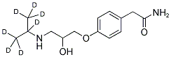 ATENOLOL-D7 (ISO-PROPYL-D7) 结构式