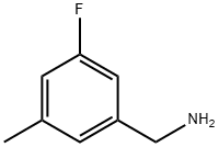 3-氟-5-甲基苄胺 结构式