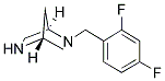 2-(2,4-DIFLUOROBENZYL)-2,5-DIAZA-BICYCLO[2.2.1]HEPTANE 结构式