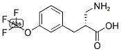 (R)-2-AMINOMETHYL-3-(3-TRIFLUOROMETHOXY-PHENYL)-PROPIONIC ACID 结构式