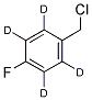 4-Fluorobenzyl-2,3,5,6-d4 chloride 结构式