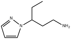 3-吡唑-1-基戊基胺 结构式