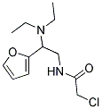 2-CHLORO-N-[2-(DIETHYLAMINO)-2-(2-FURYL)ETHYL]ACETAMIDE 结构式