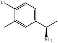 (R)-1-(4-氯-3-甲基苯基)乙-1-胺 结构式