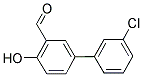 3'-CHLORO-4-HYDROXY[1,1'-BIPHENYL]-3-CARBALDEHYDE 结构式