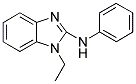 (1-ETHYL-1H-BENZOIMIDAZOL-2-YL)-PHENYL-AMINE 结构式