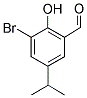 3-BROMO-2-HYDROXY-5-ISOPROPYL-BENZALDEHYDE 结构式