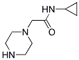 N-CYCLOPROPYL-2-PIPERAZIN-1-YLACETAMIDE 结构式
