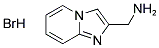 1-IMIDAZO[1,2-A]PYRIDIN-2-YLMETHANAMINE HYDROBROMIDE 结构式