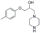 1-PIPERAZIN-1-YL-3-P-TOLYLOXY-PROPAN-2-OL 结构式
