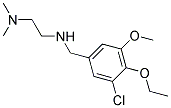 N'-(3-CHLORO-4-ETHOXY-5-METHOXYBENZYL)-N,N-DIMETHYLETHANE-1,2-DIAMINE 结构式
