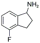 4-FLUORO-INDAN-1-YLAMINE 结构式