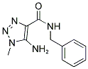 5-AMINO-N-BENZYL-1-METHYL-1H-1,2,3-TRIAZOLE-4-CARBOXAMIDE 结构式