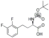 (R)-2-TERT-BUTOXYCARBONYLAMINO-4-(2,3-DIFLUORO-PHENYL)-BUTYRIC ACID 结构式