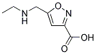 5-[(ETHYLAMINO)METHYL]ISOXAZOLE-3-CARBOXYLIC ACID 结构式