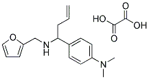 (4-(1-[(FURAN-2-YLMETHYL)-AMINO]-BUT-3-ENYL)-PHENYL)-DIMETHYL-AMINE OXALATE 结构式