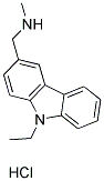 N-[(9-ETHYL-9H-CARBAZOL-3-YL)METHYL]-N-METHYLAMINE HYDROCHLORIDE 结构式