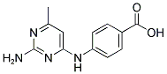 4-(2-AMINO-6-METHYL-PYRIMIDIN-4-YLAMINO)-BENZOIC ACID 结构式