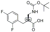(S)-2-(TERT-BUTOXYCARBONYLAMINO-METHYL)-3-(2,4-DIFLUORO-PHENYL)-PROPIONIC ACID 结构式