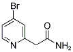 4-BROMOPYRIDINE-2-ACETAMIDE 结构式