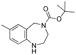 4-BOC-7-METHYL-2,3,4,5-TETRAHYDRO-1H-BENZO[E][1,4]DIAZEPINE 结构式