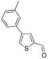 4-(3-甲基苯基)-2-噻吩甲醛 结构式