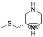 (S)-2-METHYLSULFANYLMETHYL-PIPERAZINE 结构式
