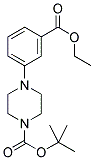 1-BOC-4-[3-(ETHOXYCARBONYL)PHENYL]PIPERAZINE 结构式