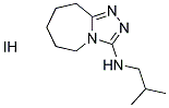 N-ISOBUTYL-6,7,8,9-TETRAHYDRO-5H-[1,2,4]TRIAZOLO[4,3-A]AZEPIN-3-AMINE HYDROIODIDE 结构式