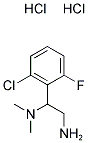 N-[2-AMINO-1-(2-CHLORO-6-FLUOROPHENYL)ETHYL]-N,N-DIMETHYLAMINE DIHYDROCHLORIDE 结构式