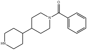 [4,4']二哌啶基-1-基-苯基-甲酮 结构式
