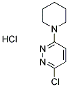 3-CHLORO-6-PIPERIDIN-1-YLPYRIDAZINE HYDROCHLORIDE 结构式