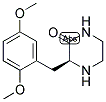 (S)-3-(2,5-DIMETHOXY-BENZYL)-PIPERAZIN-2-ONE 结构式