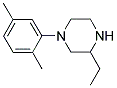 1-(2,5-DIMETHYLPHENYL)-3-ETHYLPIPERAZINE 结构式