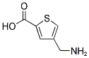 4-(AMINOMETHYL)THIOPHENE-2-CARBOXYLIC ACID 结构式