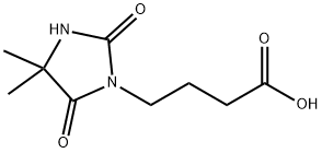 4-(4,4-DIMETHYL-2,5-DIOXO-IMIDAZOLIDIN-1-YL)-BUTYRIC ACID 结构式