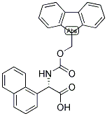 (S)-[(9H-FLUOREN-9-YLMETHOXYCARBONYLAMINO)]-NAPHTHALEN-1-YL-ACETIC ACID 结构式